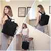 Omanmoli Diaper Bag Backpack,Large Neoprene Baby Bag for Boys Girls with 15 Diaper Bag Organizer,2 Insulated Pockets,Changing Pad,Stroller Straps,Black