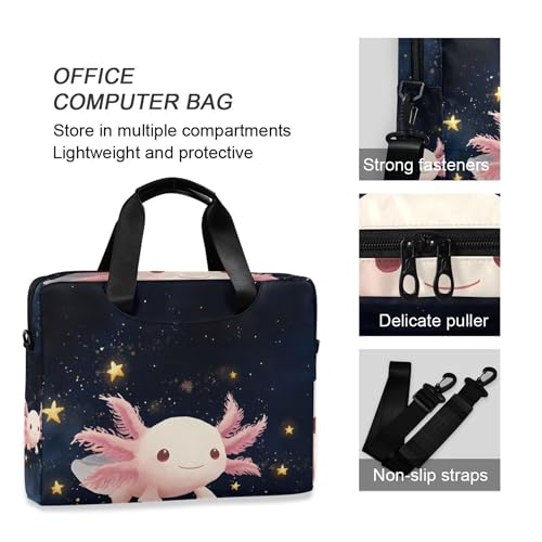 Maletín portátil con diseño de ajolote para laptops 13-15.6" miniatura 5
