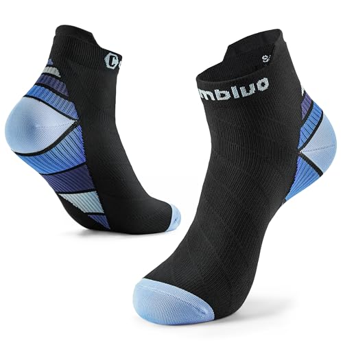 CAMBIVO Kompressionsstrümpfe Damen Herren Kurz, Plantarfasziitis Socken Stützstrümpfe für Knöchelschutz, Kompressionssocken bei Reise, Laufen, Sport
