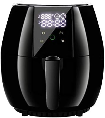 Freidora de aire multifunción de 4.5L Freidora de aire libre de aceite de pollo Freidora de pizza Cocina Smart Touch LCD Freidora de aire profunda