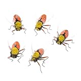 Gartenbienenfigur- : geeignet für den dekorativen einsatz im garten, hof und auf dem balkon, auch ein tier-lehrmodell für sie, künstliches bienen-ornament