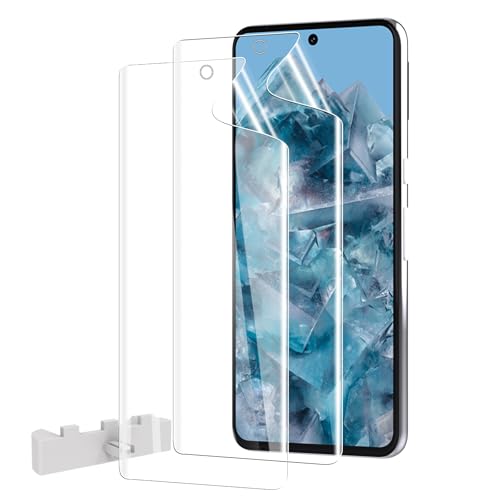 AOKUMA Schutzfolie für Google Pixel 8 Pro,[2 Stück] Weiche TPU Displayschutzfolie Kompatibel mit Google Pixel 8 Pro,HD Klarsicht Displayschutz,Kratzfest,Anti-Öl, Anti-Blasen