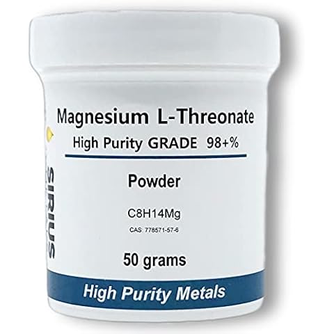 Magnesium L-Threonate 50g 98% Purity Cover