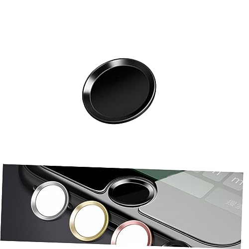 Veemoon Adesivo De Botão Home Preto-Preto Adesivo De Botão Página Inicial D D Página Inicial Univers