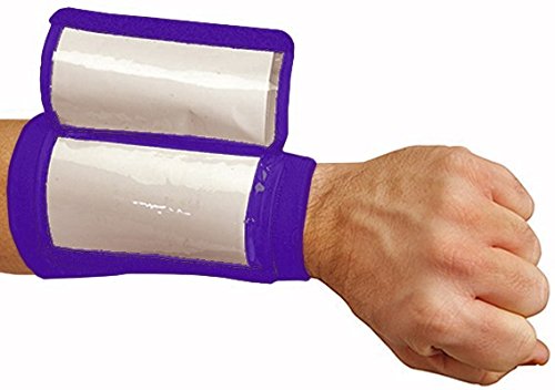 Martin New Single (1) Youth 3 Pocket Football Baseball Wrist Coach Many Colors Purple
