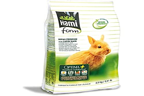HAMI - Form Repas Premium pour Lapin Nain 2,5 Kg