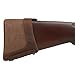 OXPANG Canvas Rifle Buttstock Extension Slip on Recoil pad, Shotgun Butt Recoil Pad for Hunting (Coffee, L: 3 1/8