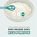 BARI Organic Rice Porridge Stage 3 (10-12 Months) 100% Organic Rice, Rice Cereal Product of Korea, Heavy Metal Tested, Gluten-Free, Mix with Breastmilk, Water or Baby Formula, 7.0oz (0.7oz x 10packets)