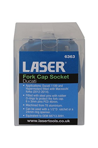 Laser 6363 douille pour bouchon de fourche Ducati haute finition
