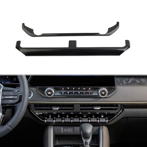 Korlot Carbon Fiber Style Center Console Dash Vent Cover Trim Accessories for 2023-2026 Chevrolet Colorado/GMC Canyon by Korlot - Used condition - US$20.23