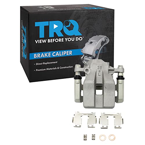 Image of TRQ Rear Left Brake Caliper w /Bracket Drivers Side | For 2006-2011 Toyota RAV4