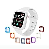 V1TAKE Compatible with Apple Watch Case Series 4 40mm, [8 Color Pack] Soft TPU Shock Proof and Shatter-Resistant Protective Bumper Protector Case Replacement for iWatch Series 4 ([8 pack] TPU-B, 40mm)