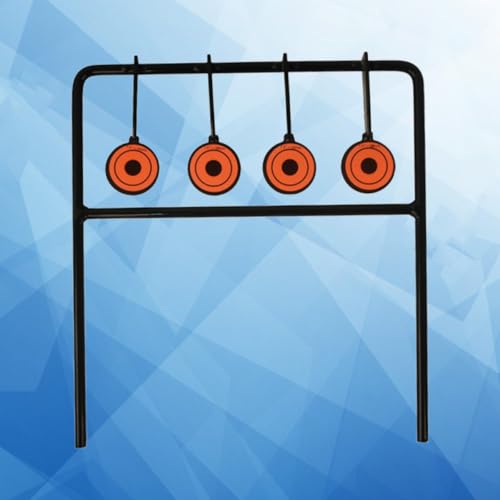 Cible de tir portable Mikikit en acier carbone pour chasse pratique extérieure