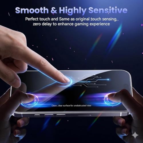 Image of Tempered Glass Screen Protector Compatible for iPhone with Edge to Edge Coverage - Case Friendly, Anti-scratch (2, Nothing Phone 4a 5G)