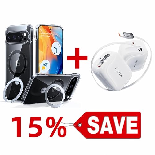 Fast Charging with Phone Protection USB-C 40W Retractable Charger and case — Buy Together to Save 15%