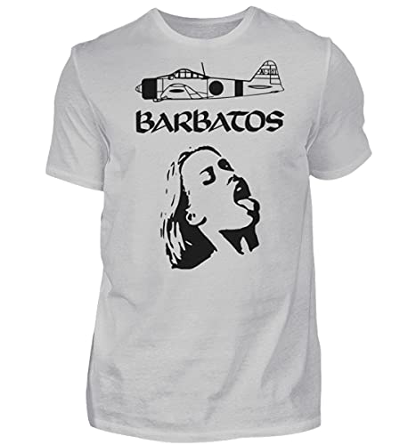 T-shirt Barbatos Rocking Metal noir en coton taille Medium pour homme