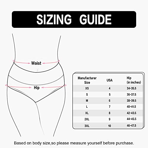Image of Innersy Women's 5 Pack High Waist Tummy Control Solid Color Cotton Briefs Panties