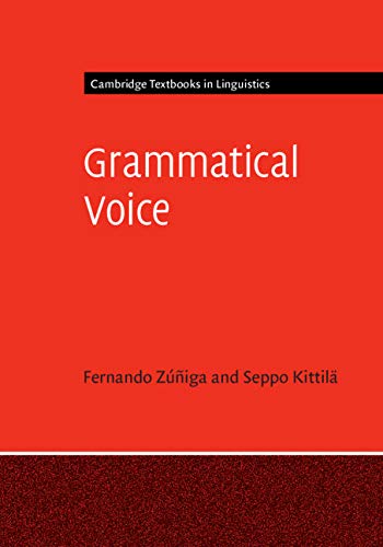 Grammatical Voice (Cambridge Textbooks in Linguistics)      Kindle Edition