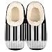 Pantoufles musicales en forme de touches de piano pour femme - Doublées en peluche - Chaussons confortables pour la maison et la chambre, multicolore, X-Large