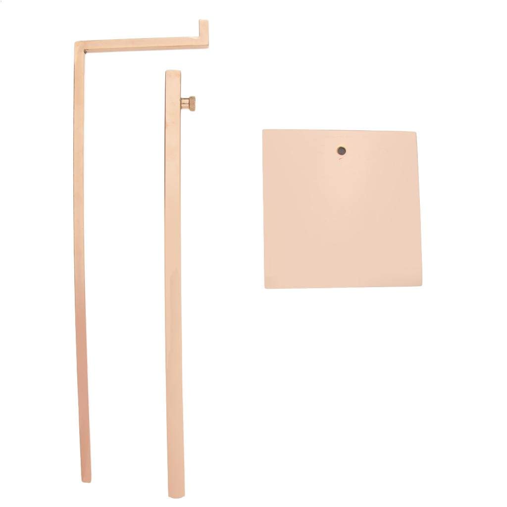 Rvs Verstelbare Metalen Handtas Tas Display Stand Houder Rack Rose Gold