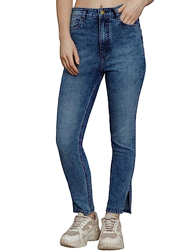 Image of GUTI Womens High Rise Ankle Length Jeans
