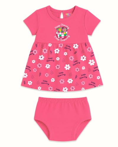 Image of Kuchipoo Baby Girls 100% Cotton Frock and Panty Set - Pack of 3