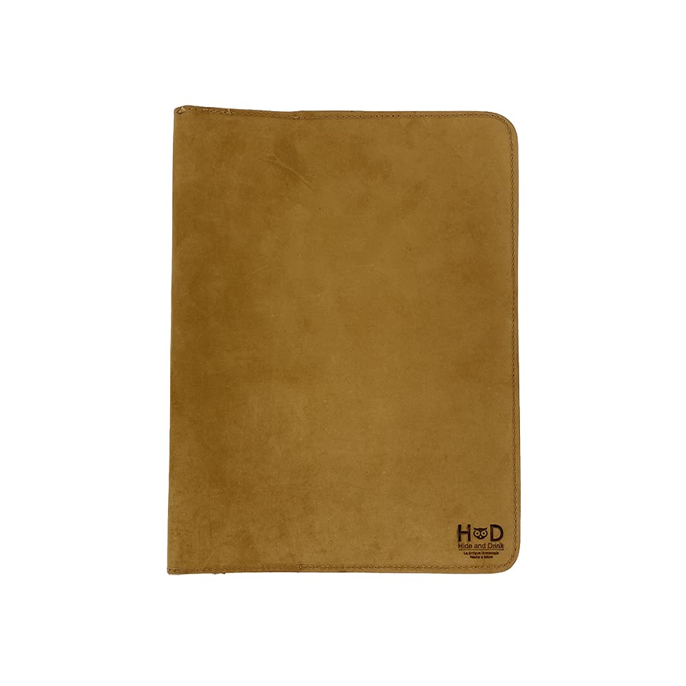 Hide &amp; Drink, Journal Cover Compatible with Moleskine XL (7.5 x 9.75 in) with Strap, Refillable Case, Personal Planner, Full Grain Leather, Handmade Office &amp; Work Essentials, Old Tobacco