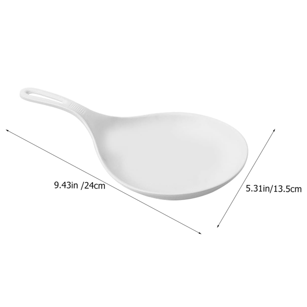 OUNONA Handheld Vegetable Tray Portable Salad Dish with Thickened Handle for Snacks Appetizers and Desserts Serving Plate for Everyday Use and Parties