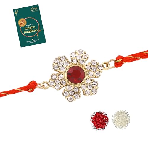 See full amazon price history chart for Estele Gold Plated Holy Floral Bracelet with Austrian Red & White Crystals and Fancy Silk Thread. Estele Gold Plated Holy Floral Bracelet with Austrian Red & White Crystals and Fancy Silk Thread. (B099265LB4) Amazon Price History, Amazon Price Tracker