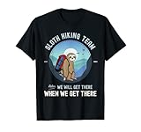 Sloth Hiking Tshirt, Sloth Hiking Team T-shirt T-Shirt