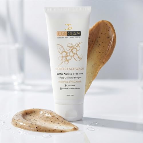 Image of Coffee & Tea Tree Face Wash 100ml | Acne & Pimple Control Cleanser for Oily Skin | Deep Cleansing, Oil Control, Brightening | Paraben & Sulfate Free | Men & Women