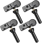 TPMS Sensor,433MHZ Tire Pressure Monitor System 4-Pack for 2006-2010 Chrysler| Dodge| Jeep Replaces# 56029481AB 56029359AB,68078768AA