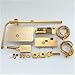 Gold Shower Set Bathroom Thermostatic Digital Shower System Wall Mount Hot Cold Mixer Smart Bath Faucet Square Head Rain Tap(Thermostatic01)