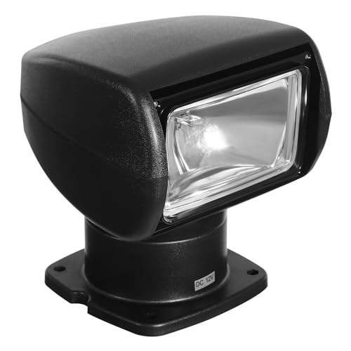 KenSyuInt Faro di ricerca per barche, 100 W, 12 V, 360°, per barche, yacht, camion, auto, barche da pesca