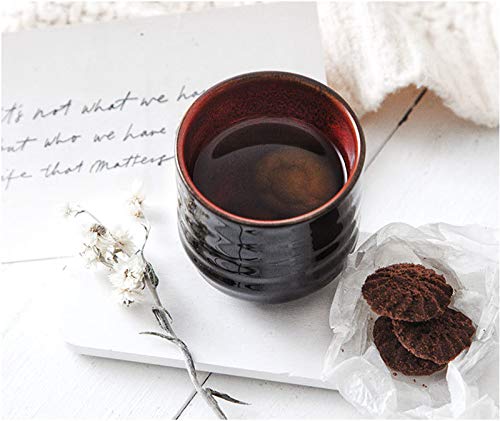 ليكسو دبليو بي دي طقم شاي سيراميك على الطريقة اليابانية كوب قهوة يربا ميت اكواب من 4 قطع الوان ال اكس يو