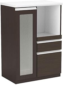 大川家具 noda レンジ台 ニース 70cm幅 Aタイプ ブラウン 246505