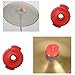 GWYAN 6 Pcs Quick Release Cymbal Nuts Red Placstic Cymbal Mates for Percussion Drum Kit Jazz Drum Parts Accessories