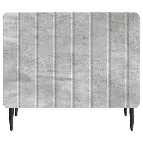 Espace bureau chic sublimé par une table d'appoint gris béton
