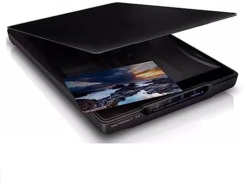 A4 Large Format Flatbed Scanner, Document & Photo & Book Scanner, Frameless, Auto-Scan, 4800 Dpi Optical Resolution, 9.9sec Fast Scan Speeds