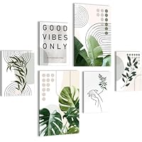 Novart Cuadros Playa Mar Boho - CON ESTILO, SIN NECESIDAD DE MARCO