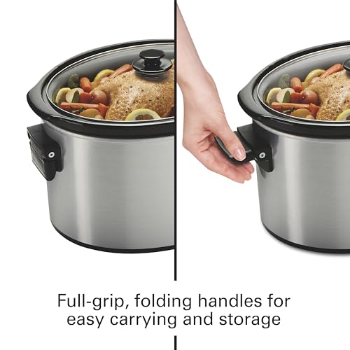 Hamilton Beach 10 Quart Slow Cooker, Stainless Steel, 33190F by Hamilton Beach - Image 6