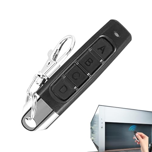 Xijobido Ouvre-Porte de Garage Porte-clés, télécommande d'ouvre-Porte de Garage | Ouvre-Porte duplicateur MHz,Remplacement à Distance de Garage à Distance à 4 Boutons, ouvre-clé de contrôle de