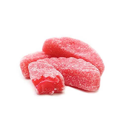 Cherry Slices Jelly Candy, Sugar-Dusted, Vegan, Gluten-Free, 2 Pound Bag #TOP1