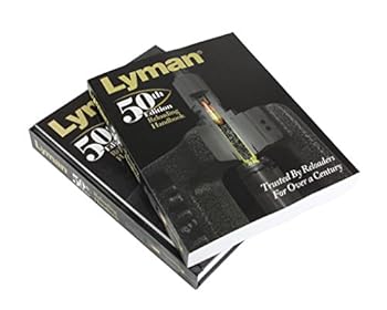 Paperback Lyman 50th Edition Reloading Handbook Softcover, Black Book