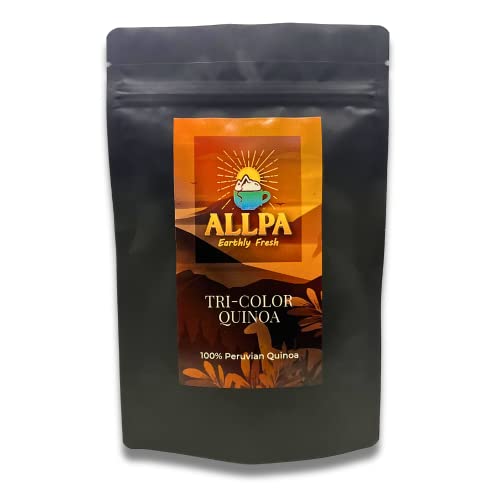 Allpa Organic Peruvian Tri-Color Quinoa 1 lb | High-Protein, High...