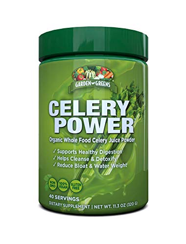 Garden Greens Celery Power Organic Celery Juice Powder, Unflavored, Organic, Supports Healthy Digestion
