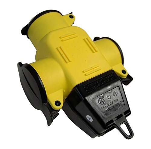 Blass Elektro 609613 DREI-Wege-Kupplung Schuko IP44, 230 V Cover