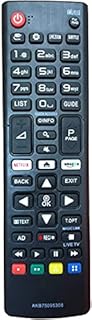 TV Remote Control AKB75095308 New Replacement Remote Fit for Various LG Ultra HD TV with Netflix Amazon Buttons for LG TV 28MT49S 32LJ610V 43UJ630V 43UJ634V Universal Remote Control