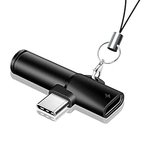 USB Typ C auf 3,5 mm Kopfhörer Adapter [4 in 1], Splitter Klinke Adapter Kompatible mit Huawei P30/ P30 Pro/ P20 / P20 Pro/Mate 10 Pro/Mate 20 Pro/Mediapad M5, Xiao mi 6/8se/9, Motorola Moto Z,OnePlus