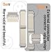 Laband QuickFit 20mm Magnetic Braided Compatible with Garmin Fenix 8 43mm Watch Band/7S/7S Pro/6S Pro/6S/5S/5S Plus/Epix Pro 42mm,Stretchy Nylon Elastic Fabric Strap for Instinct 2S/Approach S70 42mm